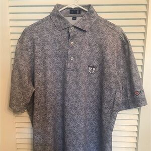Mens Stitch Golf Polo Golf Logo Shirt M
